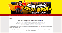 Desktop Screenshot of homeschoolsuperheroes.com